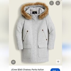 J. Crew Stadium Cloth Wool Chateau Park Sz6